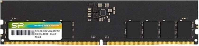- DDR5 - module - 16 GB - DIMM 288-pin - 4800 MHz / PC5-38400 - unbuffered