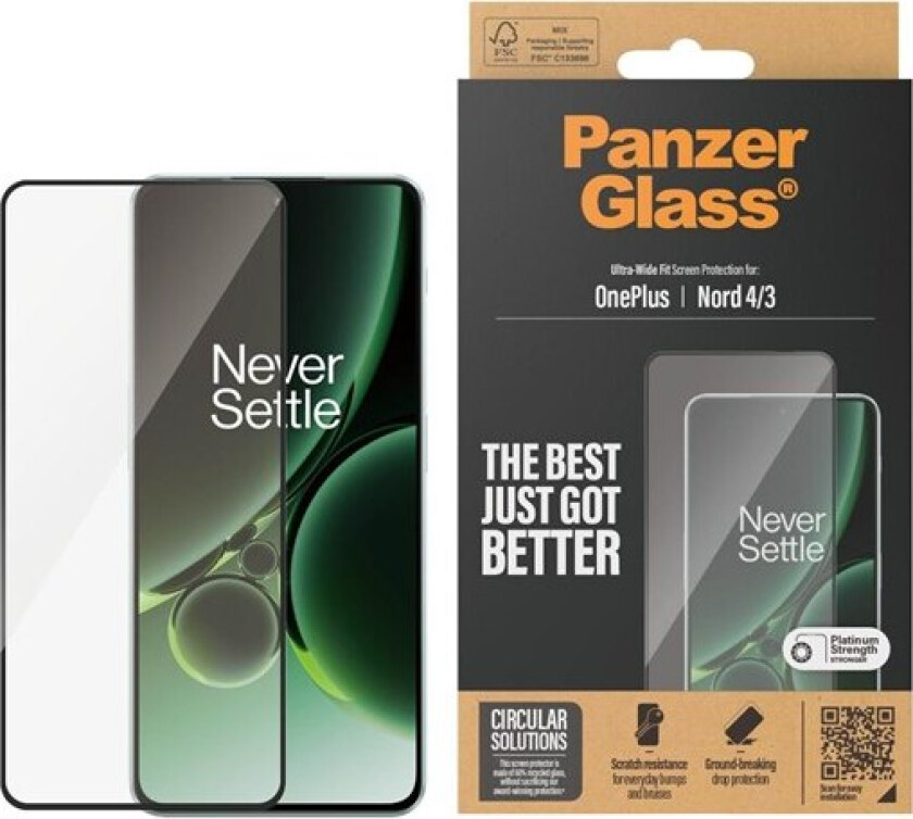 Screen Protector OnePlus Nord 4 | 3 | Ultra-Wide Fit