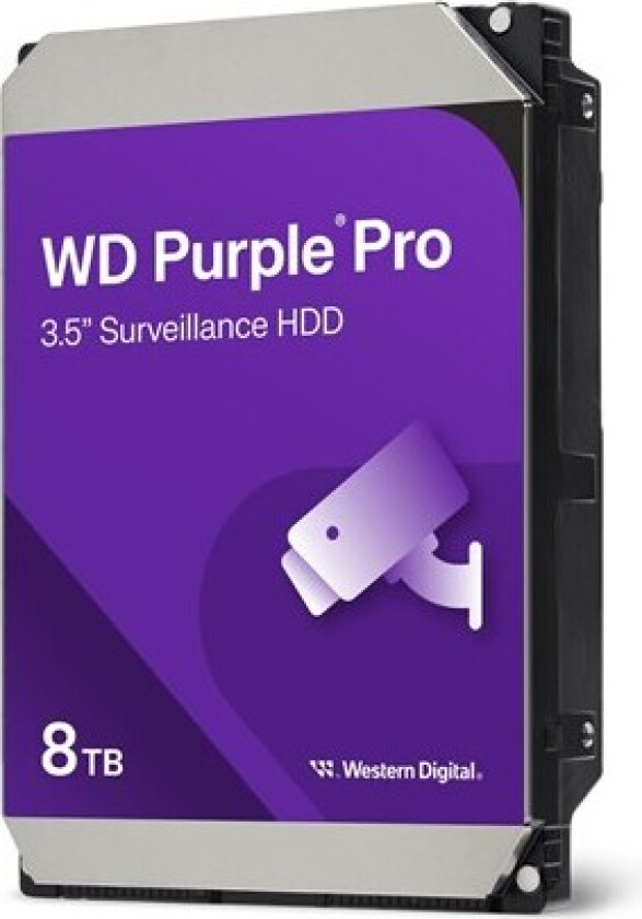 Purple Pro 8002PURP - hard drive - 8 TB - surveillance smart video - SATA 6Gb/s - 8TB - Harddisk - 8002PURP - SATA-600 - 3.5"