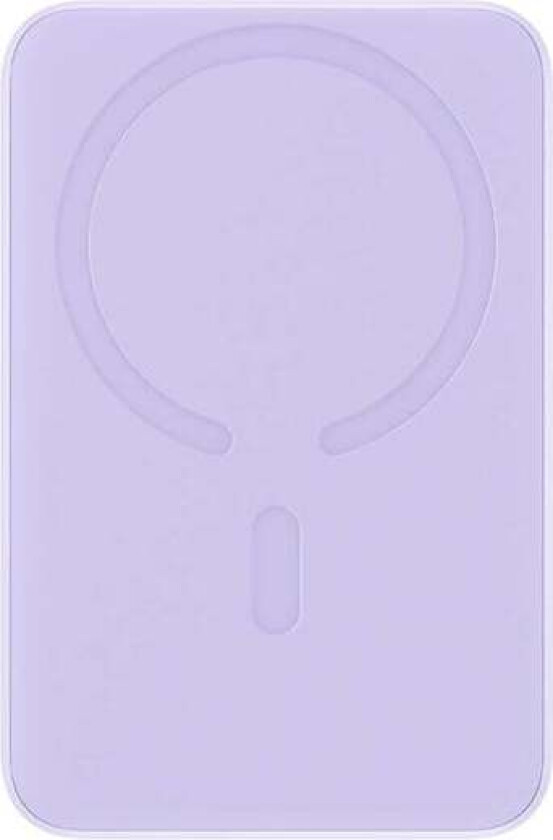 Powerbank Magnetic Mini 10000mAh 20W MagSafe (purple) Nødlader - Lilla - 10000 mAh