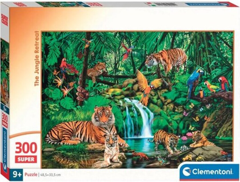 Jigsaw Puzzle Super Color The Jungle Retreat 300pcs. Gulv