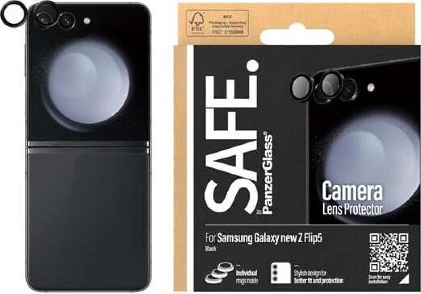 Camera Lens Protector for Samsung Galaxy Z Flip6 | Black