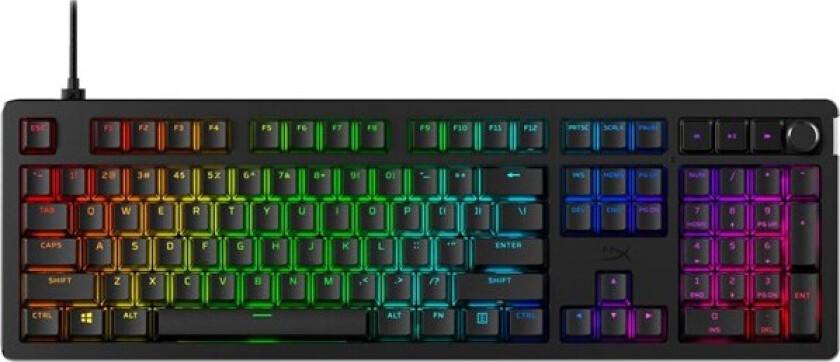 Alloy Rise Gaming Keyboard - AZERTY - Gamingtastatur - Fransk - Svart