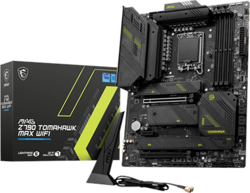 MAG Z790 TOMAHAWK MAX WIFI Hovedkort - Intel Z790 - Intel LGA1700 socket - DDR5 RAM - ATX