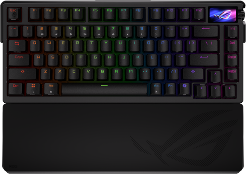 Bilde av ROG AZOTH EXTREME 75% Wireless DIY Custom RGB - Gamingtastatur - Uten numpad - Nordisk - Svart