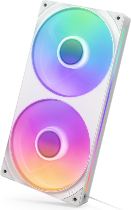 F280 RGB CORE - 280mm - Kabinettvifte - Hvit - 30 dBA