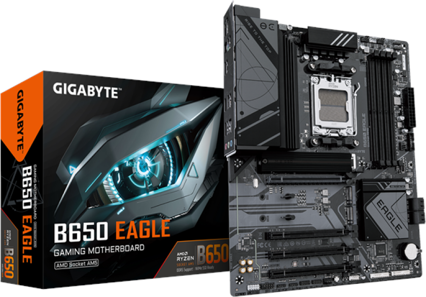 B650 EAGLE - motherboard - ATX - Socket AM5 - AMD B650 Hovedkort - AMD B650 - AMD AM5 socket - DDR5 RAM - ATX