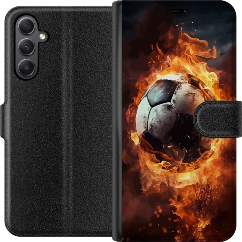 Lommeboketui til Samsung Galaxy S23 FE med Fotball motiv
