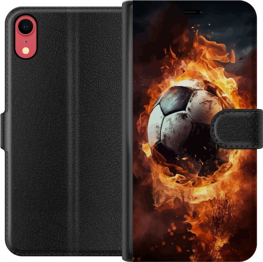Lommeboketui til Apple iPhone XR med Fotball motiv