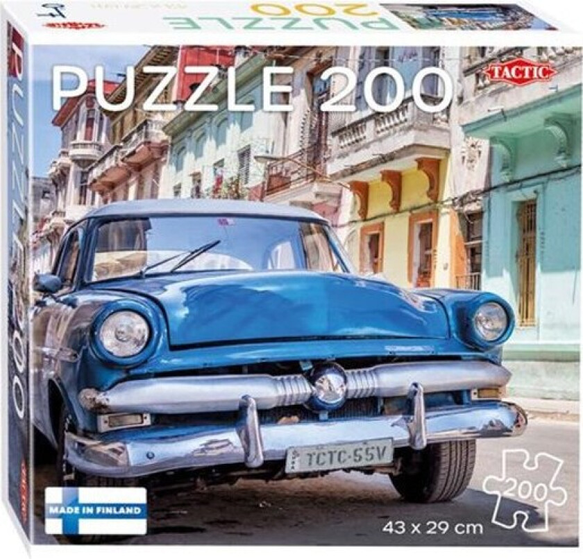 Jigsaw puzzle Vintage Car in Havana 200 pcs. Gulv