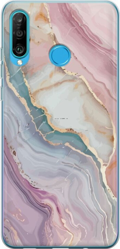 Mobildeksel til Huawei P30 lite med Marmor motiv