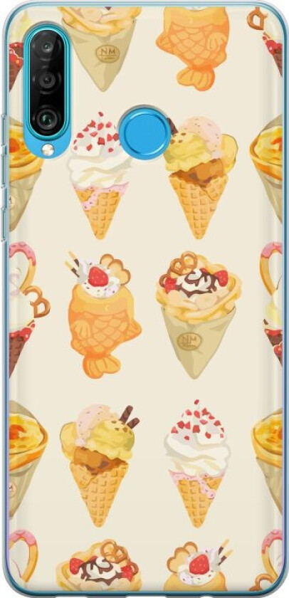 Mobildeksel til Huawei P30 lite med Glassig motiv