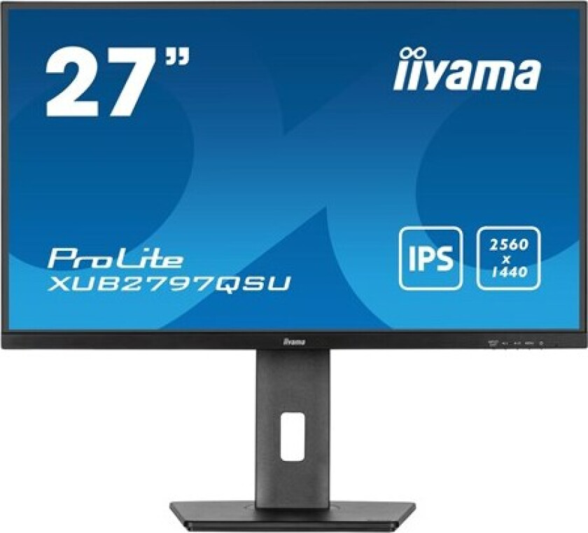 27" iiyama ProLite XUB2797QSU-B1 - LED monitor - 27" - 1 ms - Skjerm