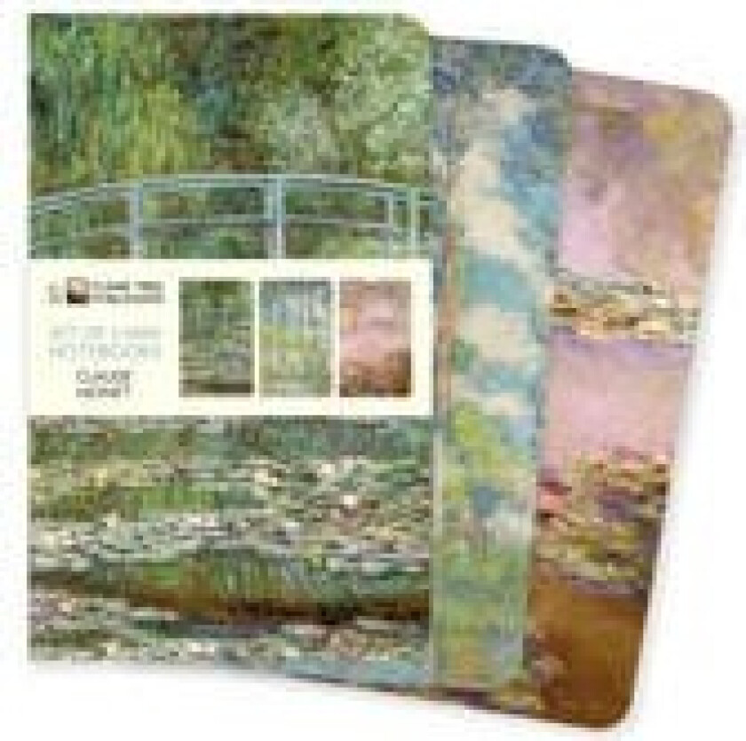 Claude Monet Set of 3 Mini Notebooks