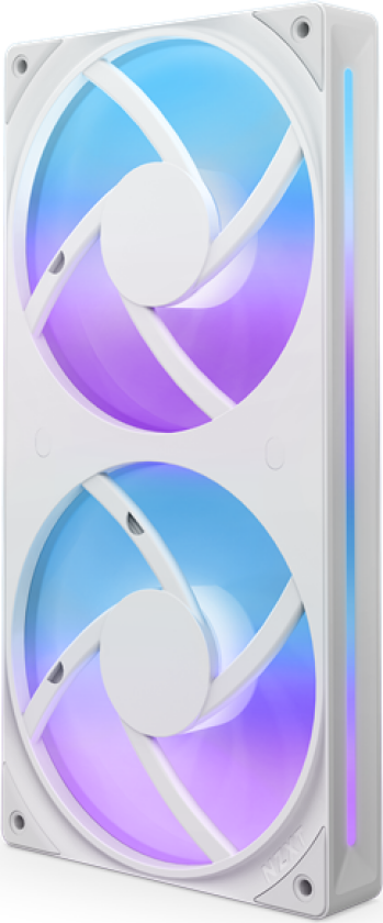 F240 RGB CORE UNIBODY - 240mm - Kabinettvifte - 240mm - Hvit - 30 dBA