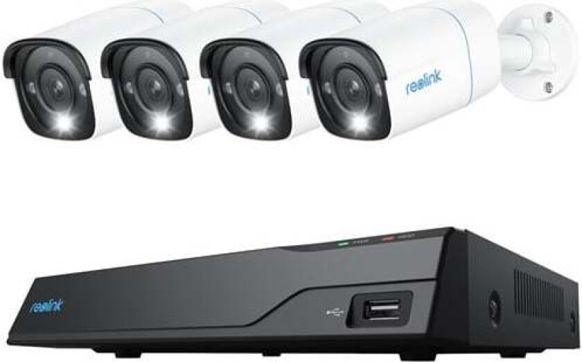 8 Channel 8MP NVR System With 4x 8MP Bulle