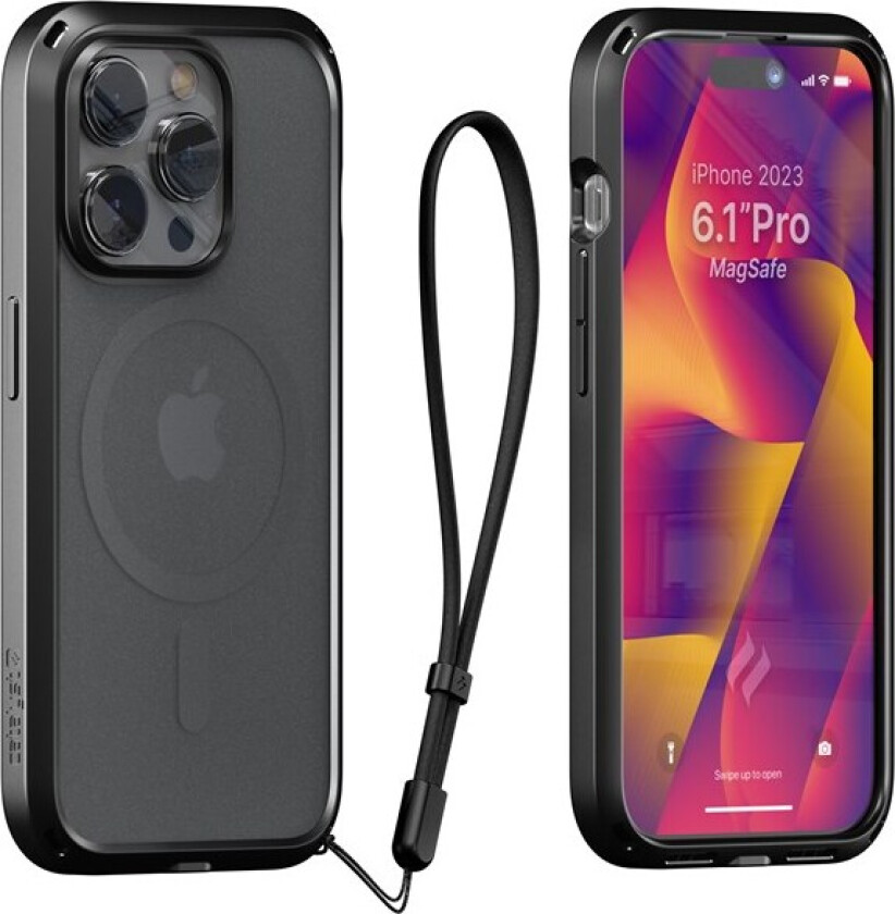 Influence case MagSafe iPhone 15 Pro stealth black