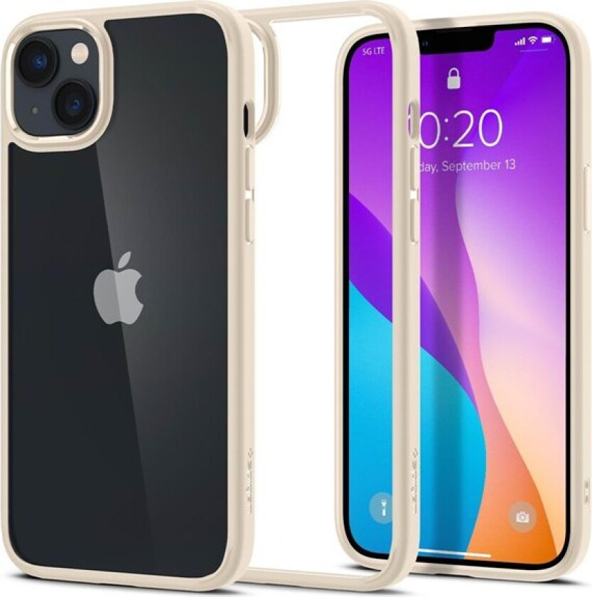 Crystal Hybrid iPhone 14 Plus sand beige
