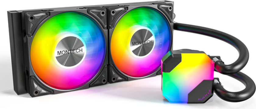 Hyper Flow ARGB 240 - Black - CPU Vannkjøling - Max 29 dBA