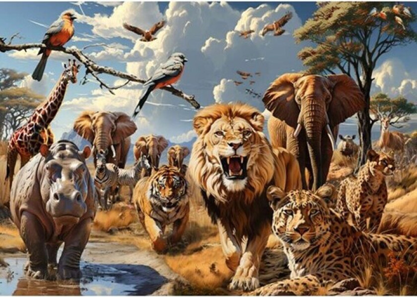 Educa 1000 Wild Animals