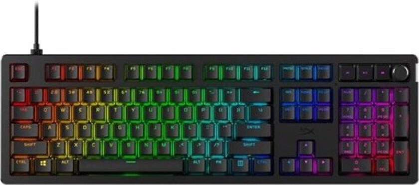 Alloy Rise 100% - Gamingtastatur - Amerikansk Engelsk - Svart