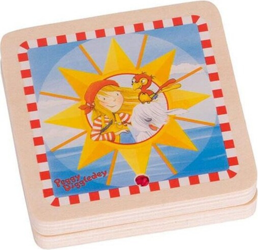 Wooden Sundial and Compass Pocket Size