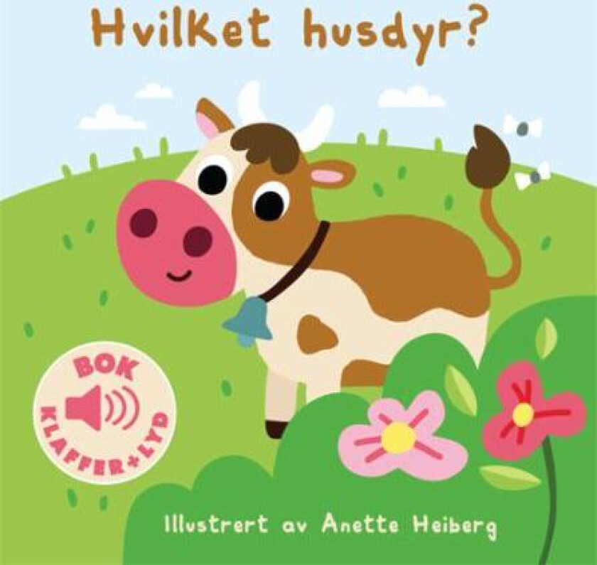 Hvilket husdyr?; Bok med klaffer og lyd