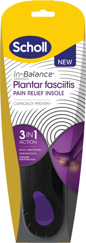 In-Balance Innleggssåle Plantar Fascitt, Small (37,5-39,5), 1 par