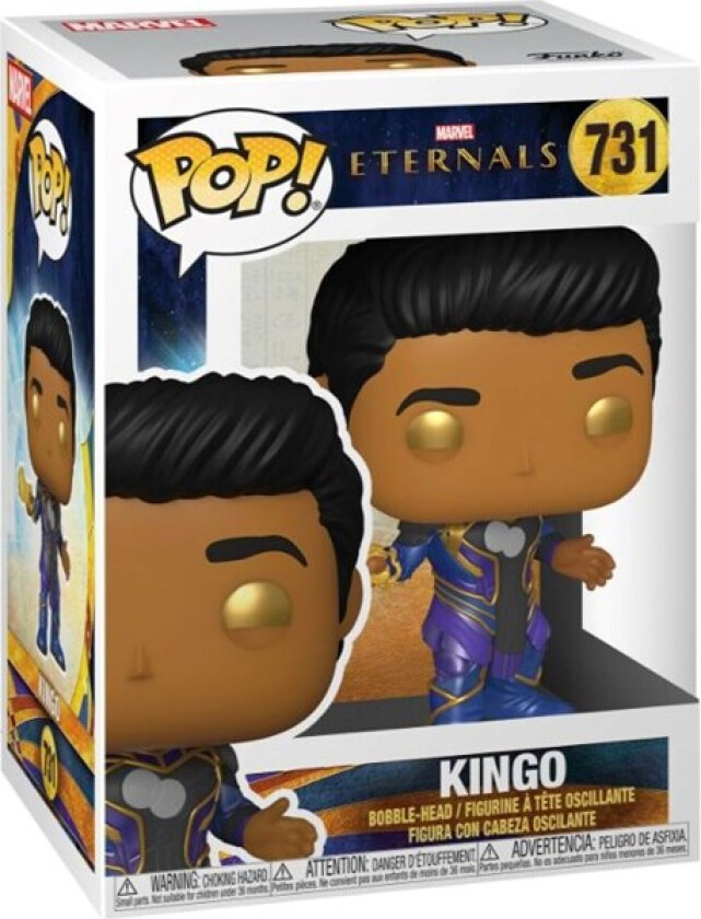- POP Vinyl Marvel Eternals Kingo - Figur