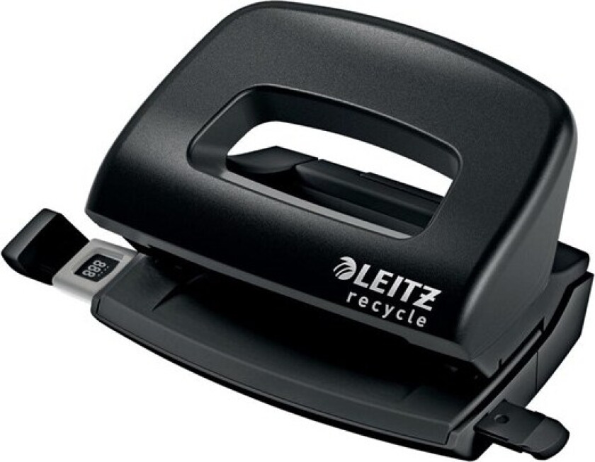 NeXXt Recycle hole punch - 10 sheets - 2 holes - plastic metal - black