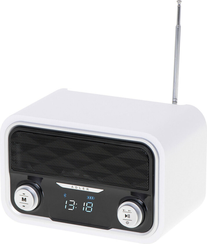 AD 1185 Bluetooth Radio AUX in White
