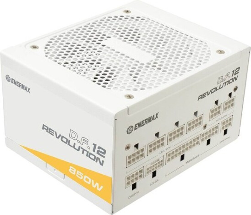 Revolution D.F.12 ETV850G-W Strømforsyning (PSU) - 850 Watt - 100 mm - 80 Plus Gold sertifisert