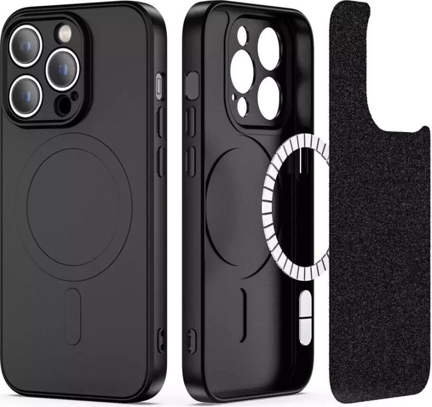 Tech-Protect iPhone 14 Pro Max Tech-Protect Icon Silikon Deksel - MagSafe Kompatibel - Svart