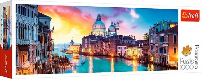 Puzzle - Panorama - Canal Grande Venice (1000 pcs)