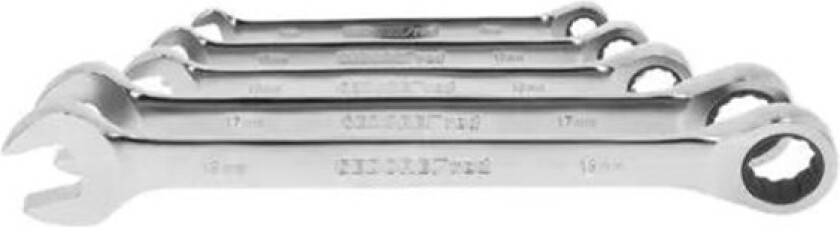 R07105005 Ratchet Spanner Set metric - 5 pieces