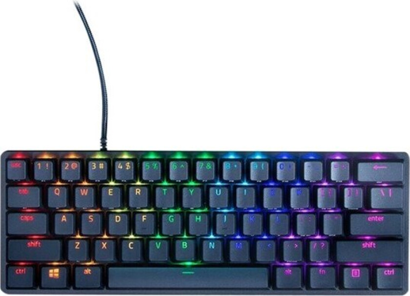 Huntsman Mini Clicky - Black - US - Gamingtastatur - Uten numpad - Amerikansk Engelsk - Svart