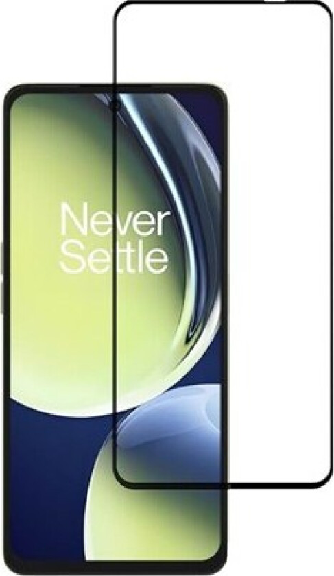 Premium - Skjermbeskyttelse for mobiltelefon - full deksel - glass - rammefarge svart - for OnePlus Nord 3 5G