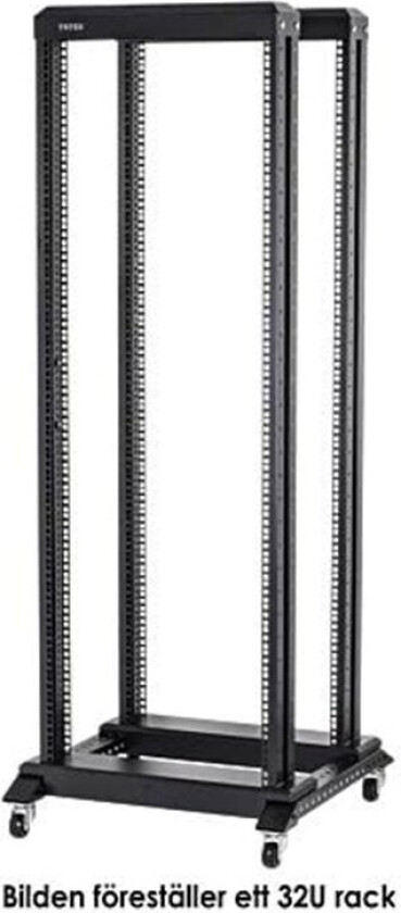 TOTEN 19 floor stand with wheels, 37U, 600x600mm, unmounted