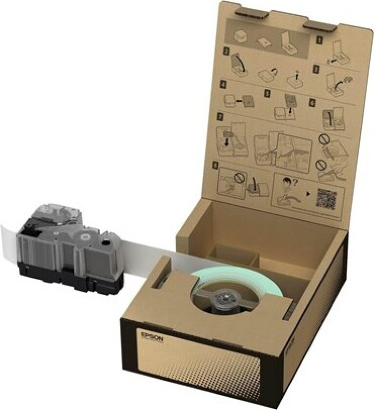 BR-PT12WB-E - tape - 1 roll(s) - Roll (1.2 cm x 45 m)