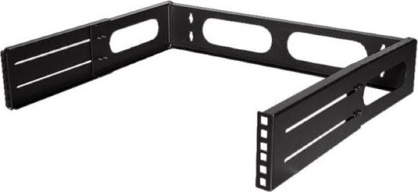 W02B40B 19" Wall mount bracket 2U black