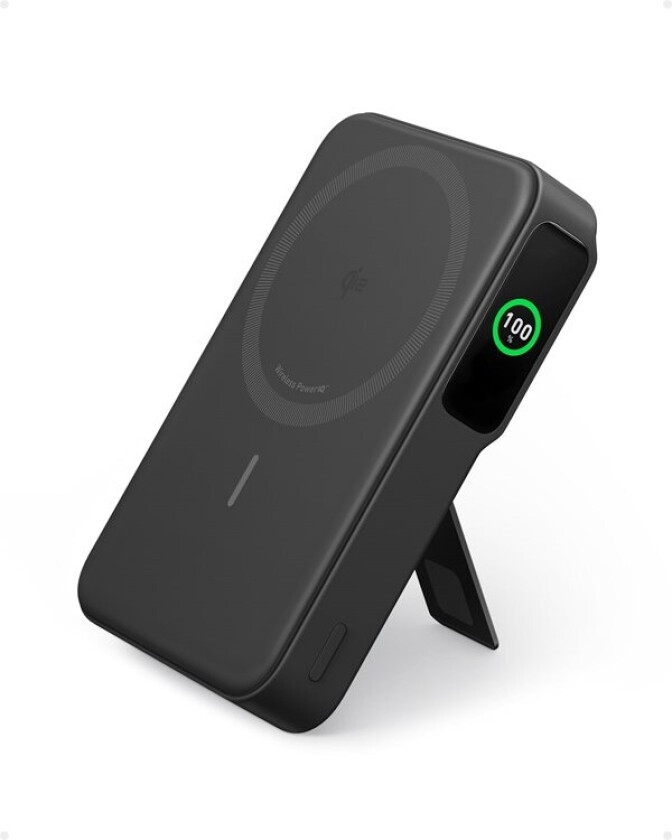 MagGo Power Bank (10K) Nødlader - Svart - 10000 mAh