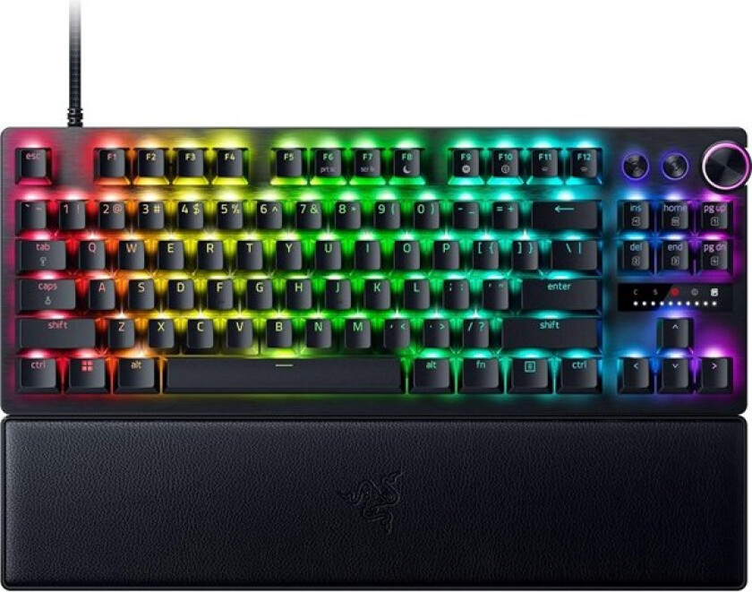 Bilde av Huntsman V3 Pro Tenkeyless - Gamingtastatur - Uten numpad - Nordisk - Svart