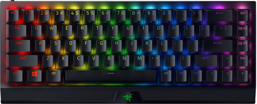 BlackWidow V3 Mini HyperSpeed - Green - US - Tastatur - Amerikansk Engelsk - Svart