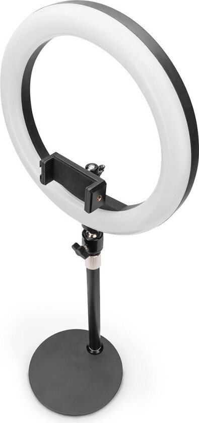 Digitus SMZ ringlys med stativ 24-40cm LED 3 nivåer sort