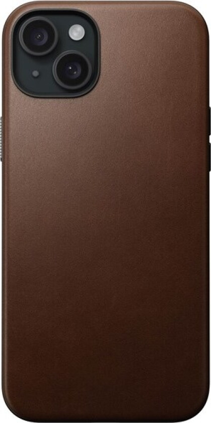 Modern Leather Case, Etui, Apple, iPhone 15 Plus, 17 cm (6.7"), Brun