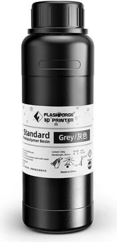 Standard Resin Grey 0.5KG 3D Printing Resin