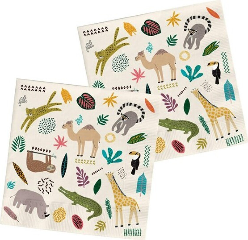 Napkins Wild Animals 20 pcs.
