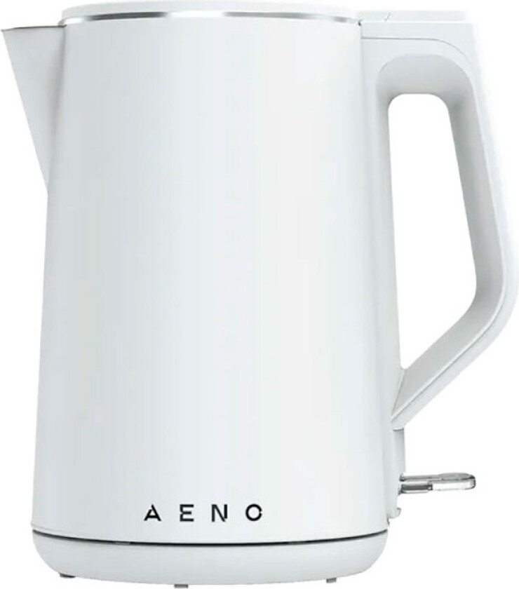 AENO EK2, 1,5 l, 2200 W, Hvit, Polypropylen (PP), Rustfritt stål, Vannivåindikator, Trådløs