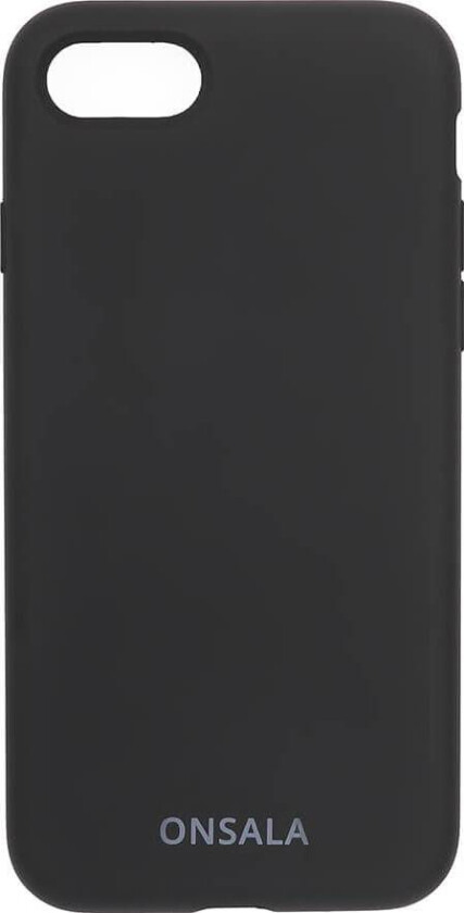 ONSALA Mobildeksel Silikon Black - iPhone 6/7/8/SE