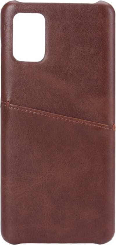 Mobilecover Brown Samsung A71 Creditcard Pocket